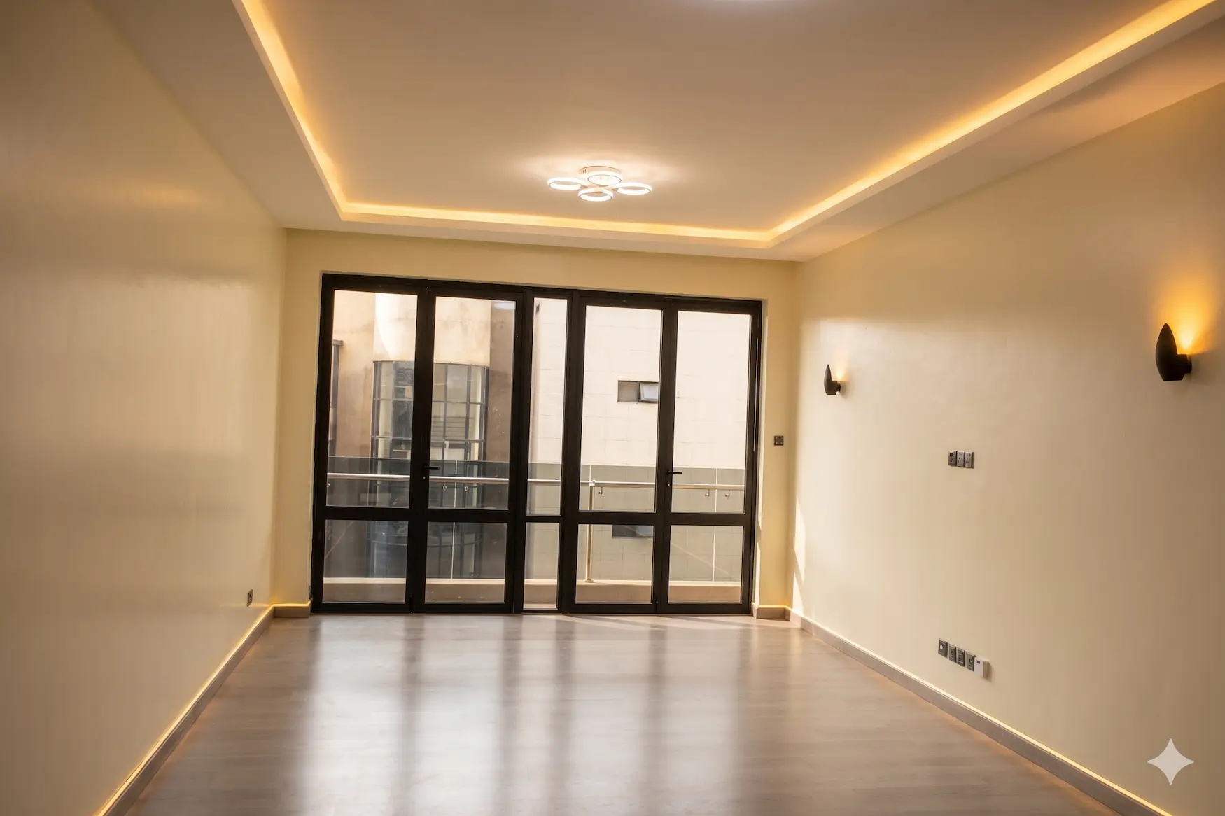 Bright open-plan studio with premium finishes